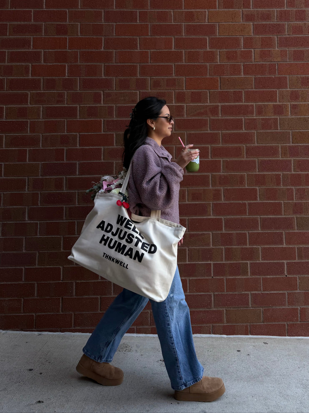 Presale: WELL ADJUSTED HUMAN CANVAS TOTE