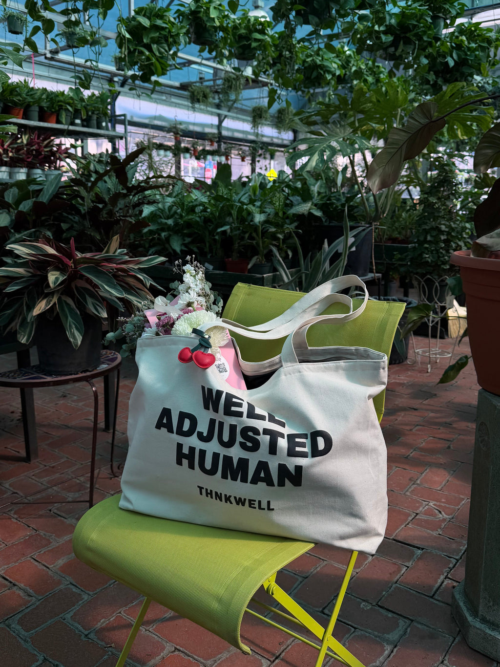 Presale: WELL ADJUSTED HUMAN CANVAS TOTE