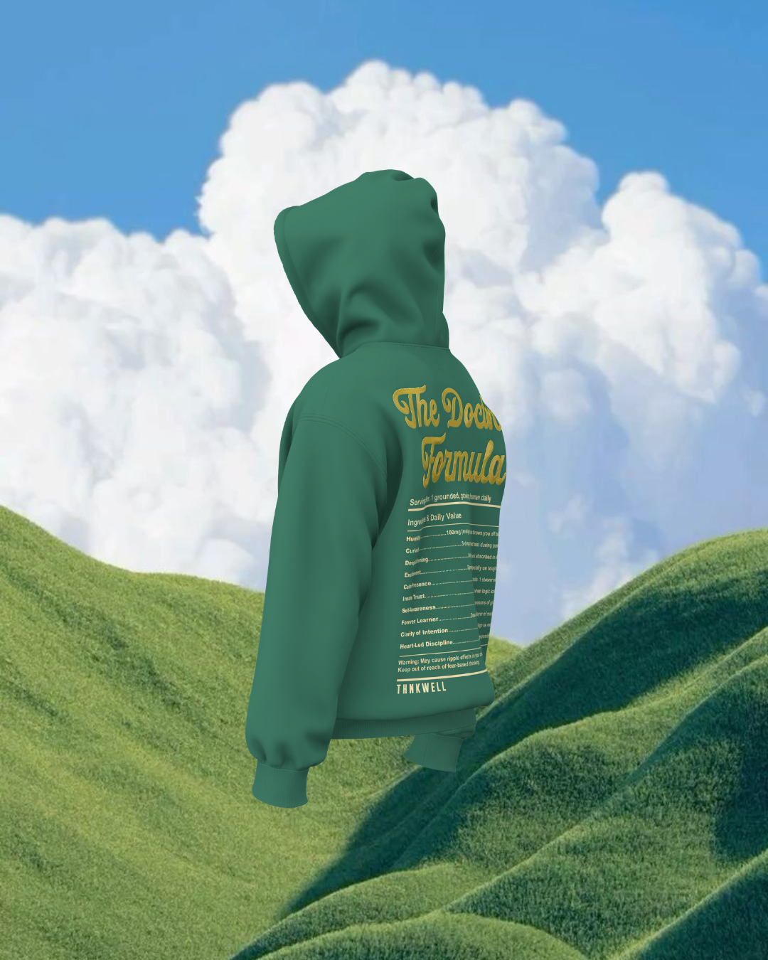 Presale: The Doctor Formula Hoodie (Green) / Embroidery
