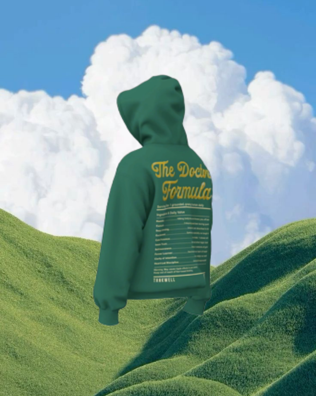 Presale: The Doctor Formula Hoodie (Green) / Embroidery