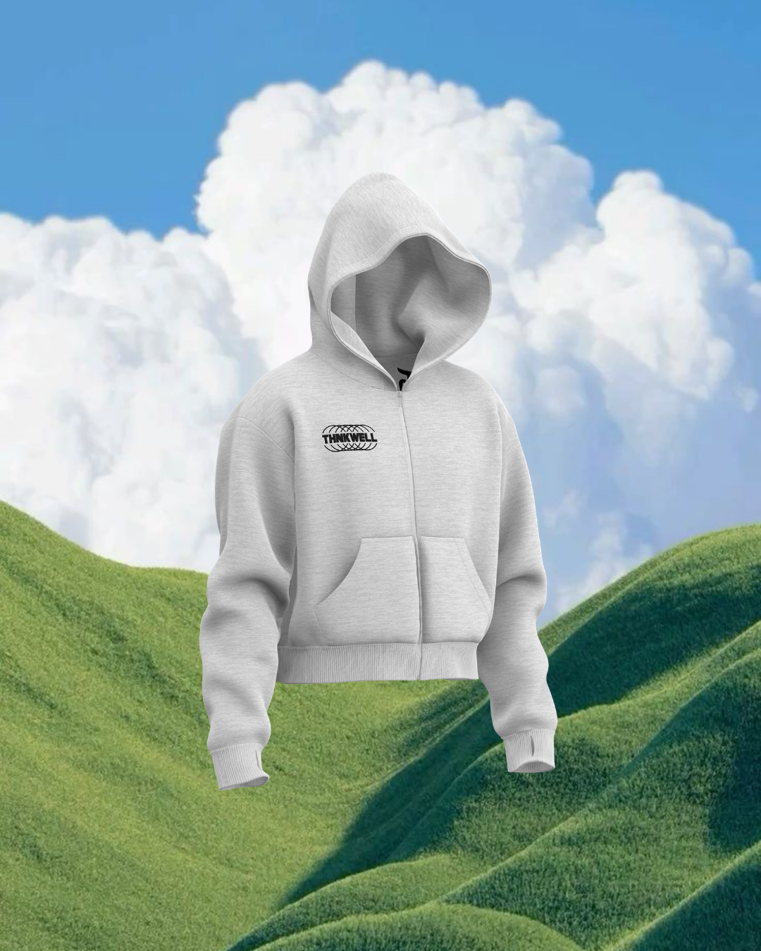 Presale: The Doctor Formula Zip Up (Grey) / Embroidery