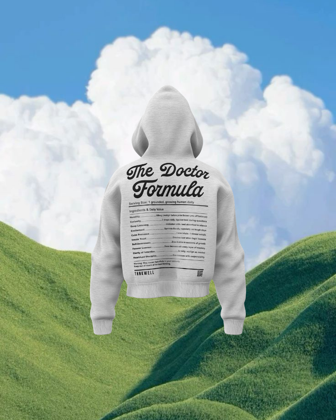 Presale: The Doctor Formula Zip Up (Grey) / Embroidery