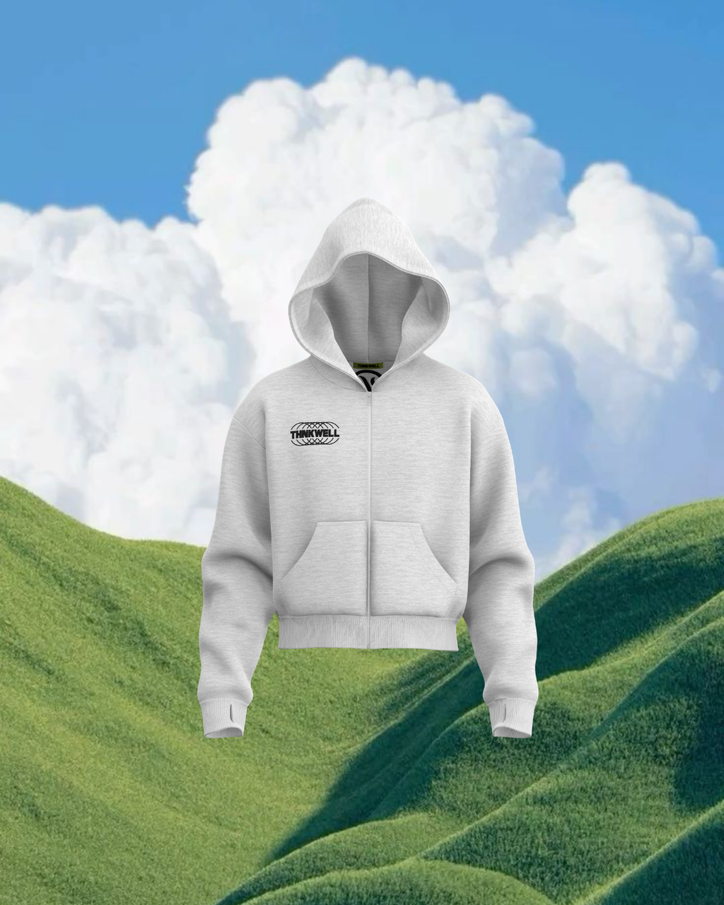 Presale: The Doctor Formula Zip Up (Grey) / Embroidery