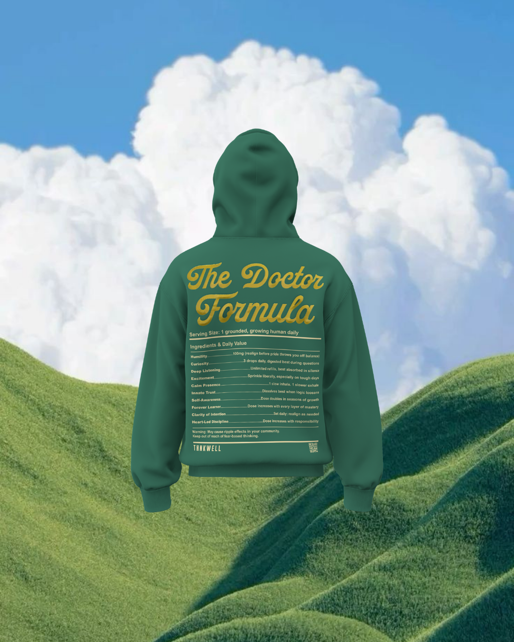The Doctor Formula Hoodie (Green) / Embroidery