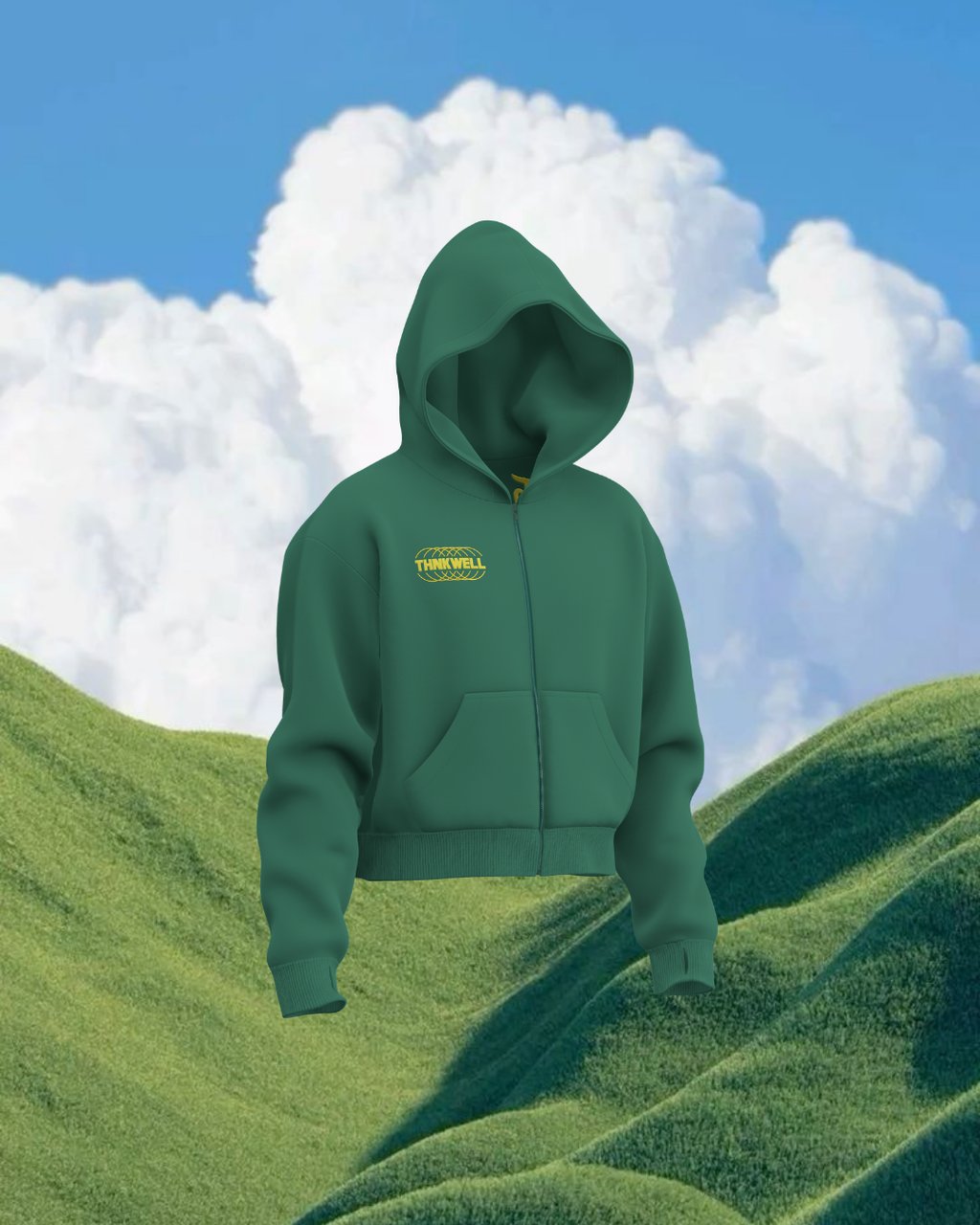 Presale: The Doctor Formula Zip Up (Green) / Embroidery