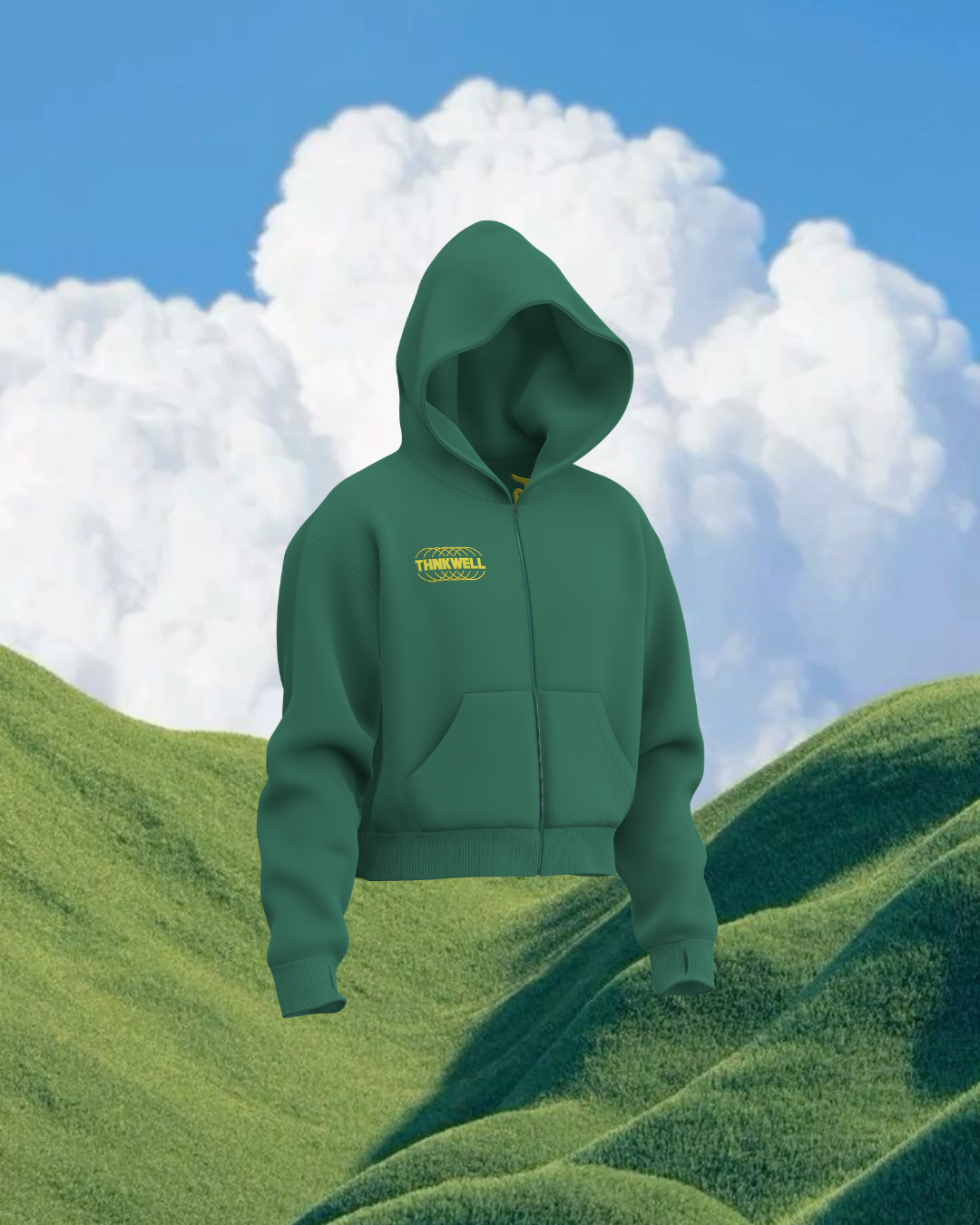 Presale: The Doctor Formula Zip Up (Green) / Embroidery