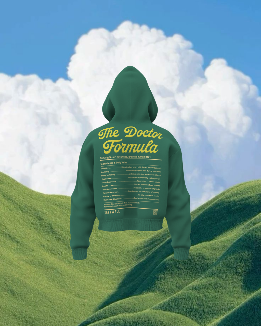 Presale: The Doctor Formula Zip Up (Green) / Embroidery