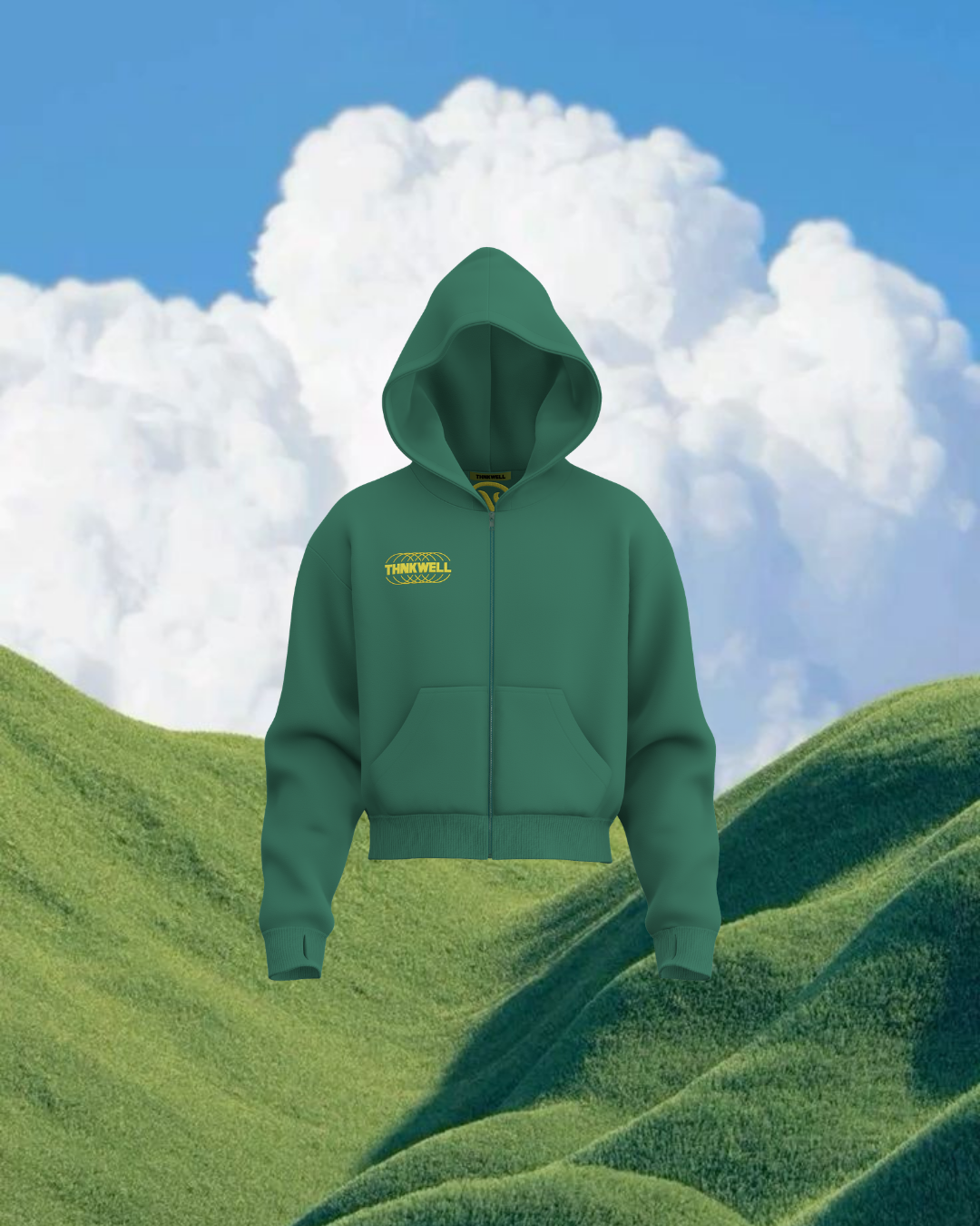 Presale: The Doctor Formula Zip Up (Green) / Embroidery