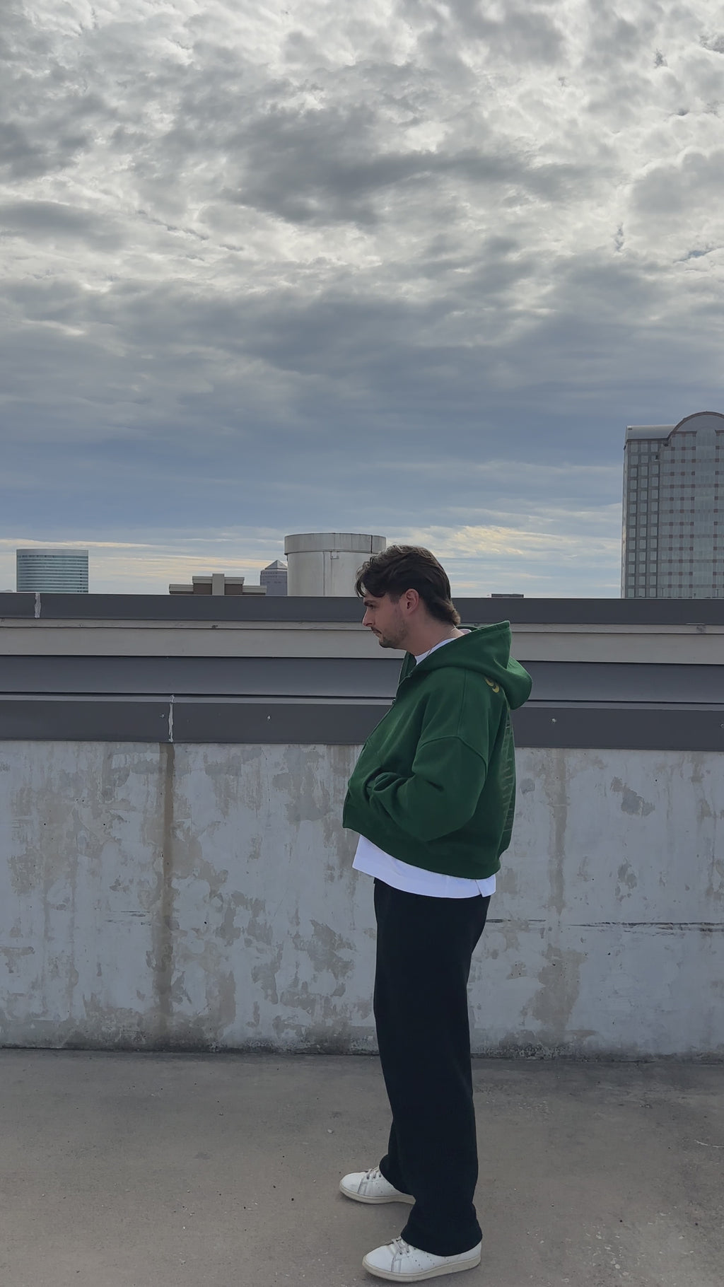The Doctor Formula Zip Up (Green) / Embroidery
