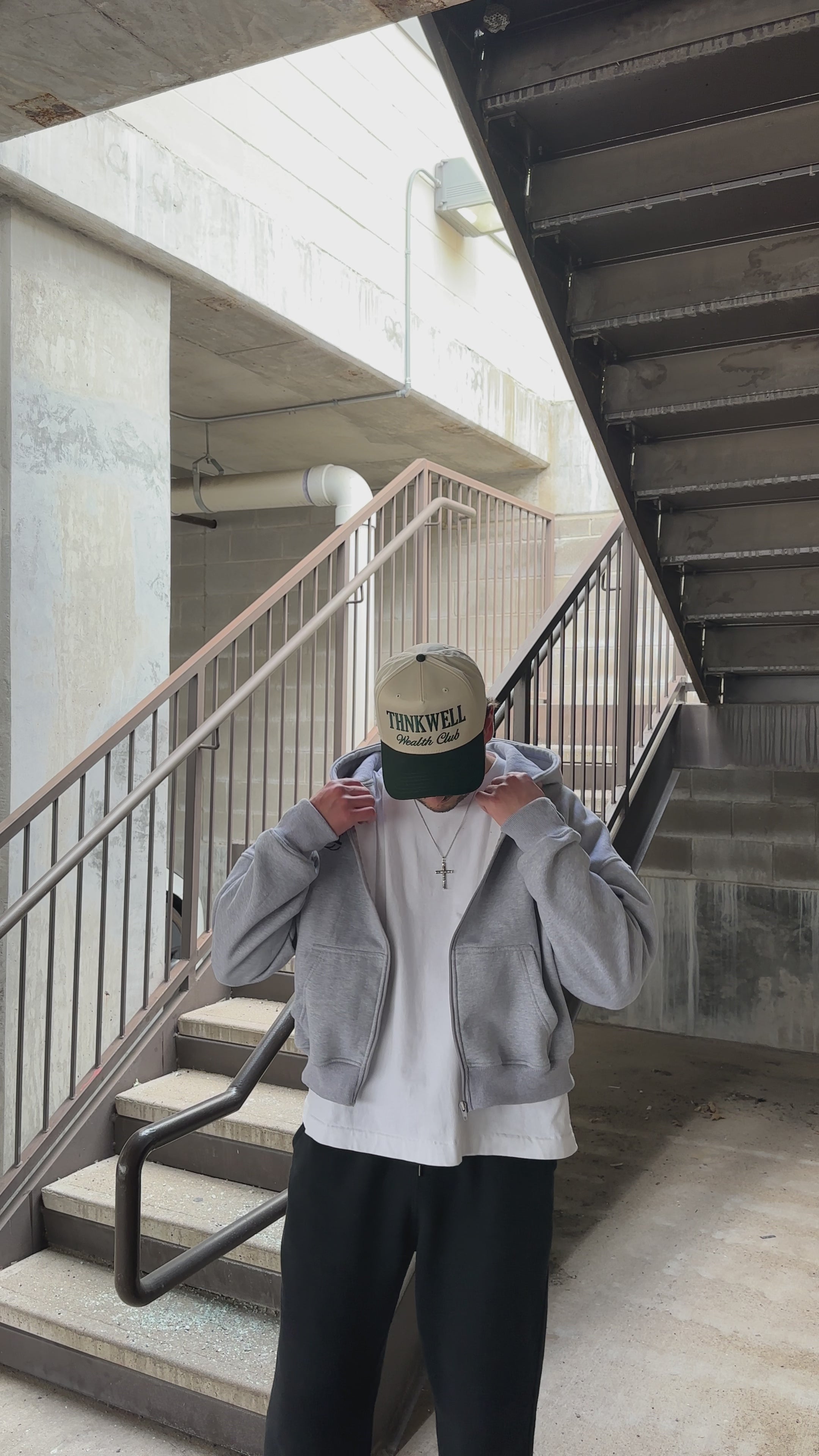 The Doctor Formula Zip Up (Grey) / Embroidery