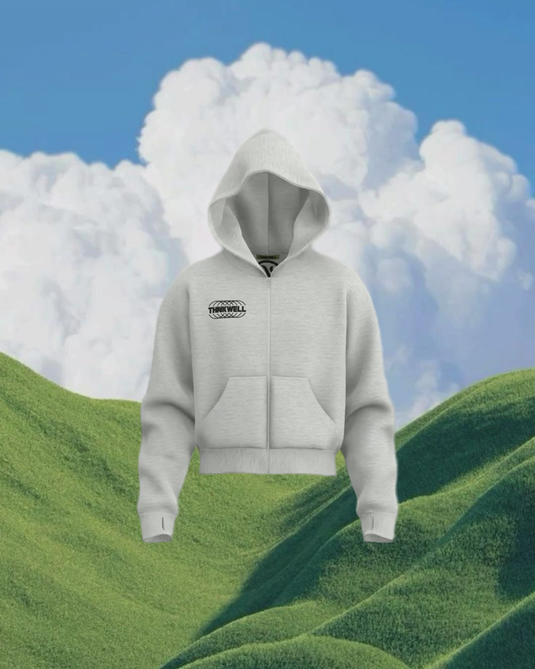 Presale: The Doctor Formula Zip Up (Grey) / Embroidery